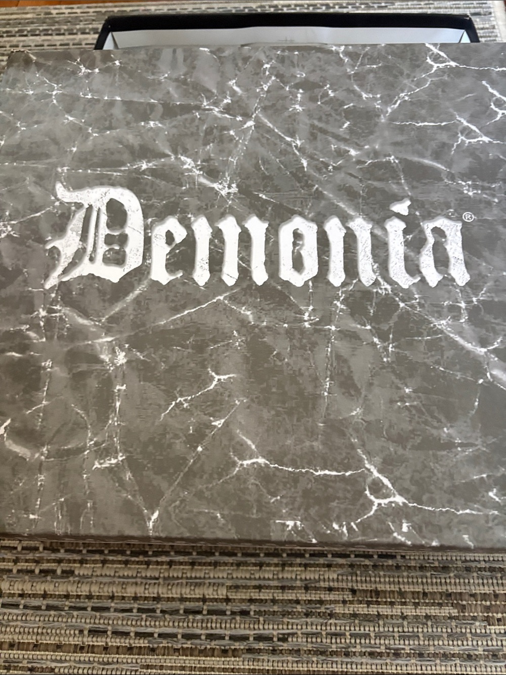 Demonia Black Combat/Moto Boots - Picture 5 of 5